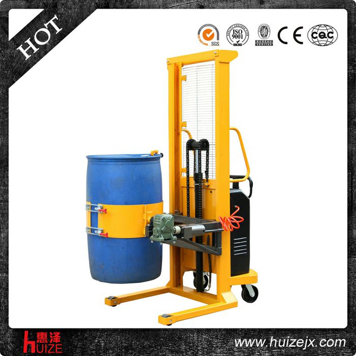 半電動(dòng)多功能油桶車（單門架，夾塑桶）