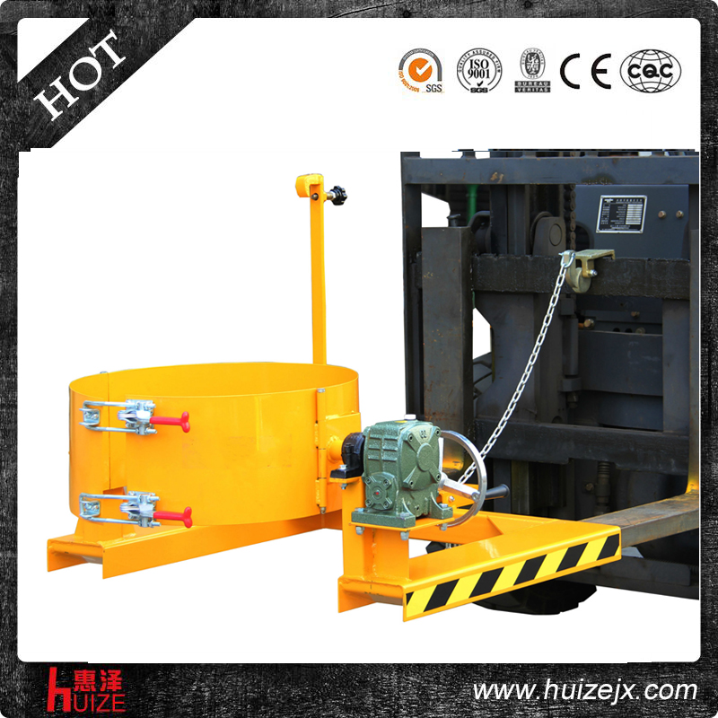叉車專用倒桶機具（塑鐵桶，手翻轉）