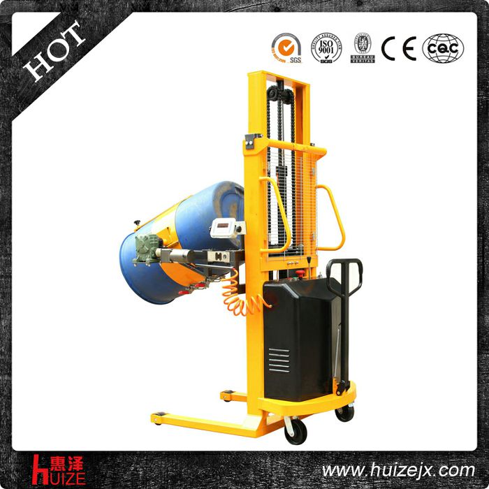 半電動(dòng)稱(chēng)重電翻轉(zhuǎn)油桶車(chē) (2)