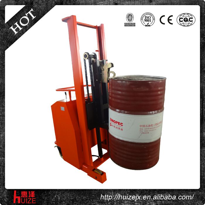 半電動配重油桶車（無底腿,只堆垛，不翻轉(zhuǎn)）